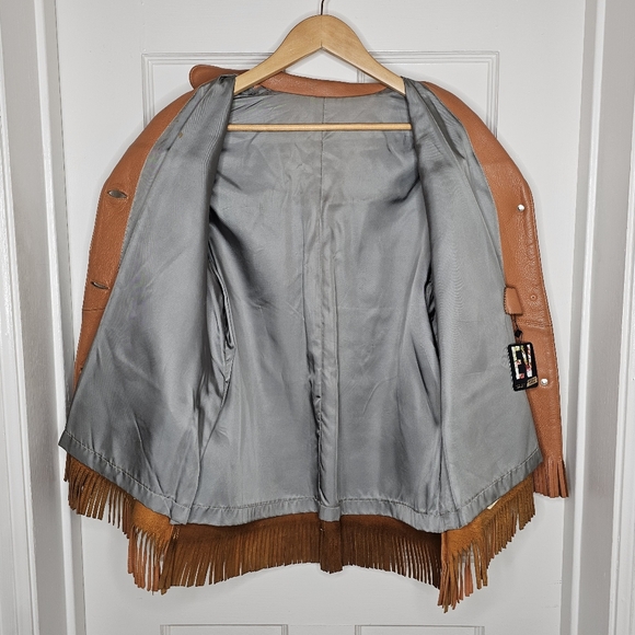 VTG 60s Deerskin Fringe Jacket - Picture 13 of 16